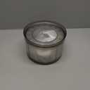 1Gallon No Spill Dog Water Bowl-3.8L Large Capacity, BPA-Free, Anti-Splash & Anti-Digging Design with Non-Slip Base for Messy Drinkers (Smoky)