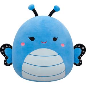 Squishmallows Original 14in Waverly The Blue Butterfly  Official Jazwares Plush (Large)