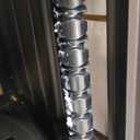 Metal Garden Hose Reel Deck box, Durable Steel Garden Hose Storage Box Cabinet, 150ft 5/8" Garden Hose Capacity. - Hose guide Manual Rewind, No-leak aluminum water connections