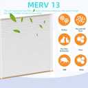 201Replacement Filter MERV 13 Compatible with Aprilaire 2200, 2250, Space Gard 2200 Whole House Air Cleaner Purifiers and Lennox PMAC-20C (Lennox X0445), MERV-13 Air Filter,3-Pack