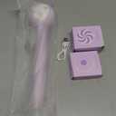 Electric Back Scrubber for Shower Body Brush, Waterproof Shower Body Scrubber for Cleansing, Massaging, Rechargeable Bath Brush for Kids & Adults with 2 Heads & 3 Speed Modes, Taro Purple XY0