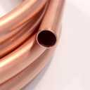 50Ft 3/8 OD Copper Tubes ACR Refrigeration Copper Tubing, 99.9% Pure Thick ASTM B280 Soft Coil, T2 Seamless Round Tube for HVAC System,Industry,Air Conditioner,Refrigerator,DIY