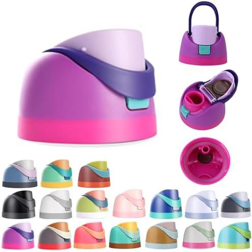 Replacement Lid for Owala Freesip, One Button Water Bottle Top Replacement Cap Compatible with Owala Cup 16oz 24oz 32oz 40oz, Leakproof Lids Accessory，BPA-Free，No Water Leakage Pack of 2