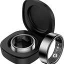 Smart Ring Heart Rate Monitor Sleep Tracker Fitness Ring Blood Pressure Fitness Tracker Pedometer Calories Step Counter Health Smart Rings for Men Women with Charging Case (#11)