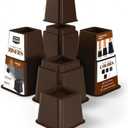 Utopia Bedding - Adjustable Bed Risers 3, 5, 8 Inch  Heavy Duty Furniture Riser Set of 4 for Beds, Couch & Desk  Under Bed Storage & Dorm Room Essential  Supports Up to 1,300 lbs  Black