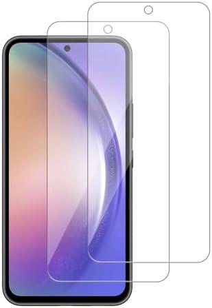 Heenjer 2 Pack for Samsung Galaxy A54 5G Screen Protector, Tempered-Glass, Micro-curved Edges, Case Friendly, Bubble Free, HD Clear, Easy Installation