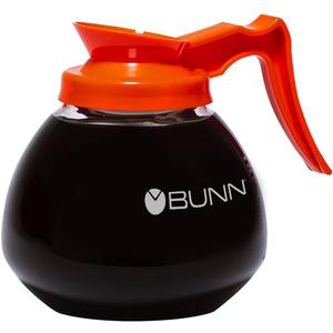 BUNN - BUN424010101 424010101 12-Cup Glass Coffee Decanter, Orange (42401.0101) (64 Ounces)
