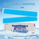 10 Packs Instant Cooling Ice Packs for Outdoor Activities Summer Heat Relief - Large Disposable Cooling Patches for Neck Body, Camping Hiking Sports, Instant Temperature Drop