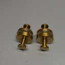 Suction Cup Hooks for Shower, 2026 Upgraded Drill-Free Suction Cup Hooks for Bathroom Window Glass Door Wall, Bath Robe Looafh Wreath Hook for Hanging, Matte Brushed Satin Gold(4PCS)