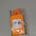AZOWA Orange Gift Bags with Tissue Paper Small Orange Kraft Paper Bags with Handles (8.3 x 5.1 x 3.1 in, 20 Pcs)