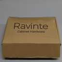 Ravinte 35 Pack Solid 3 Inch Center to Center Slim Square Bar Drawer Handles - Cabinet Hardware in Matte Black - Kitchen Pulls and Handles