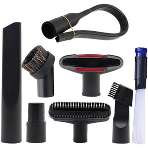 Alrens 1 1/4" Shop Vacuum Cleaner Attachments Brushes for Vac Accessories 1/4 inch 1 3/8 inch, Set of 8