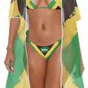 Bikini Sets for Women with Cover Up 3 Piece Swimsuits Adjustable Beachwear