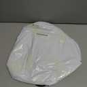 PATIKIL 12 Inch Heart Dream Catcher Rings, 6 Pcs Plastic Macrame Wreath Floral Ring Hoop for Home Car DIY Craft Wedding Wall Hanging Decorations, White