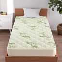 Twin XL Mattress Topper, Quilted Thick Viscose Made from Bamboo Air Mattress Pad Cover, Noiseless Extra Plush Pillow Top Mattress Topper Extra Long Twin Fits 15-23 Inches Deep Mattresses