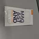 QTlier for iPhone 16 Case, 360 Rotatable Ring Stand, Raised Camera Frame, Shockproof Case Compatible with MagSafe, Case for iPhone 16, Translucent Avocado Green