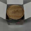 Ball Jar Lids, 5 Pack Ball Jar Wooden Storage Lids (Wide Mouth)