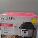 Instant Pot Duo Crisp 11-in-1 Air Fryer and Electric Pressure Cooker Combo with Multicooker Lids that Fries, Steams, Slow Cooks, Dehydrates,Free App With Over 800 Recipes, Black/Stainless Steel, 8QT