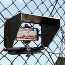 Cell Phone Fence Mount with Shade Game Recording Mounting Kit Compatible with iPhone, Mevo Start, Insta 360 and Other Action Cameras for Recording Baseball (Upgrade Style)