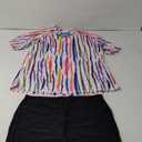 Halcurt Padded Rashguard UPF 50 Bathing Suit with Boyleg Shorts Short Sleeve 2XL