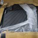 Floor Mats for Chevy Malibu: 2016 2017 2018 2019 2020 2021 2022 2023 2024 2025 All Weather TPE Black Automotive Car Accessories for Chevrolet Malibu 16-25 (Set of 4 Mats)