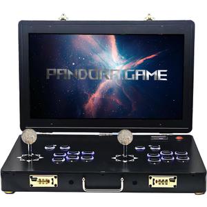 20 inch Portable Arcade Game Console, Plug and Play Game Machine, with 30000 Retro Games, Pandora Box 3D, Metal Case with Lock, 20000mah Rechargeable