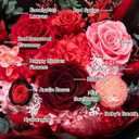 Bessol Flowers for Delivery Preserved Flower Bouquet Forever Fresh Flowers Birthday Gifts for Women Mom Anniversary Red Real Rose Gifts for Grandma Wife Girlfriend Sister Her from Daughter