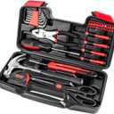 39PCS Tool Set for Home, Basic Household Apartment College Dorm Repair Tool Kit, Small Home Hand Tool Set for All Purpose, Portable General Tool Kits for Men, Upgrade Toolkits for The House