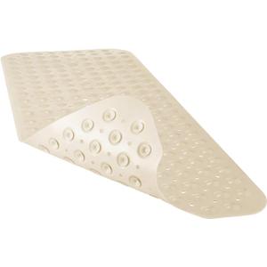 YINENN Bath and Shower Safety Mats 40x16 inch, Non Slip with Suction Cups for Bathroom Stall and Tub Floor, Extra Large and Machine Washable, Drain Holes Keep Bathtub Clean, Beige