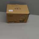 LUKA Ceramic Rustic Farmhouse Vase, 9.2 inch Whitewashed Terracotta Vase, Pottery Decorative Vases,Clay Decorative Vases for Home Decor, Table, Living Room, Shelf, Mantel Decoration(Off-White)