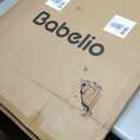 Babelio Removable Baby Gate for Stairs No Bottom Bar, 29-43", 30" H, Black