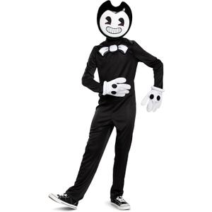 Disguise Bendy & The Ink Machine Classic Child Costume, Large (10-12) , Black