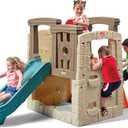 Step2 Woodland Climber II Kids Playset, Ages 2 6 Years Old, Toddler Slide and Climbing Wall, Outdoor Playground for Backyard, Sturdy Plastic Frame, Easy Set Up