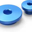 NICECNC Aluminum Engine Crankcase Cover Plugs Kit Compatible with Yamaha YZ450F 2006-2009 YFZ450 2004-2009 YFZ450 2012-2013 WR250F 2003-2014 WR450F 2003-2015