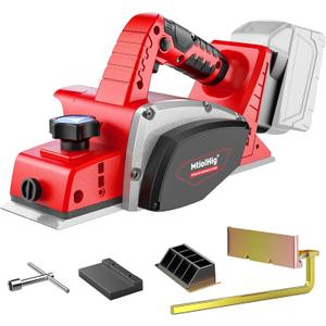 Cordless Electric Hand Planer: 3-1/4-Inch Handheld Planer Compatible with Milwaukee Battery (No Battery) - 15000 RPM Power Wood Planer for Woodworking, Carpentry