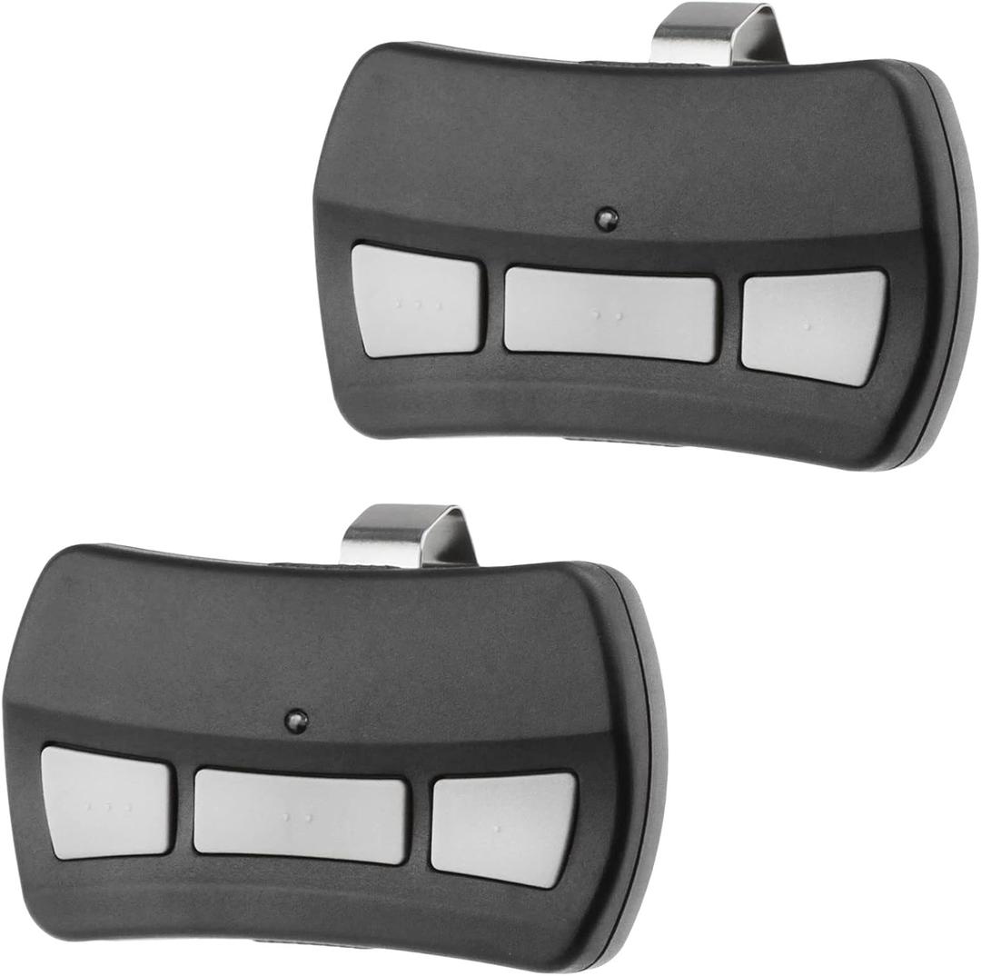 2 Garage Door Remotes for Genie Intellicode (GITR-3, 37517S)