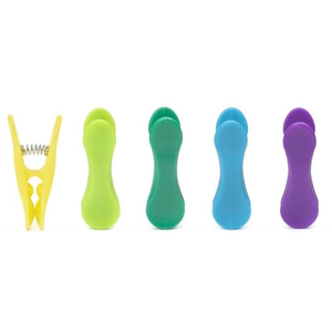 Rainbow Bag Clips 8 Count 2pack