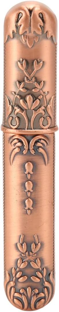 Sewing Needles Holder, Vintage Sewing Needles Case Metal Embroidery Needle Storage Case Tube Box for Hand Sewing Needles (Rose Gold)
