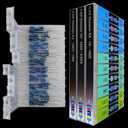 EEEEE 1/2W 30 Values 600pcs Individual Compartment 1 Ohm-1M Ohm with 1% Metal Film Resistor Assortment Kit and Electrical Industrial Assorted Set K Ohm Pack for Led Lights