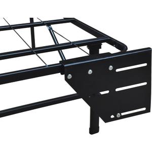 Boyd Sleep Raised Platform Bed Frame Accessory: Headboard/Footboard Brackets, Black, Set of 2, one size (BBSMBRACK)