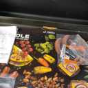 Blackstone 2322 Original 36" Griddle with X-Braced Hood and Omnivore Griddle Plate, Powder Coated Steel, Black