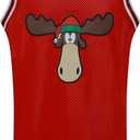 YWIES Griswold #00 Movie Christmas Basketball Jerseys Stitched Letters and Numbers S-XXXL (Red, XL)