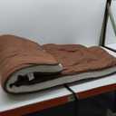 Japanese Floor Tatami Mattress, 4" Japanese Futon Mattress, Foldable & Portable Shiki Futon (shikibuton), Roll Up Thicken Sleeping Mattress Tatami Mat Sleeping Pad for Camping (Brown, 36" x 74")