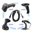 VOTTAN Coiled USB Cable 1900G-HD 1900G-SR 1902G-HD 1300G 1400G Barcode Scanner USB Cables for Honeywell (3M / 9FT Coiled USB Port)