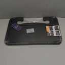 EcoNour 2 in 1 Car Steering Wheel Desk | Tray for Laptop Car Mount with Pen Holder | Desk Console for Car | Food Tray for Eating with Drinks Holder | Multipurpose Travel Car Accessories (Black)