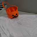 Huhumy 2 Pcs Halloween Dog Costumes with Non Woven Pumpkin Bags White Ghost Costume for Dog Cat Ghost Cosplay Clothes, Cute Party Cape for Halloween Cosplay Party(Puppy)