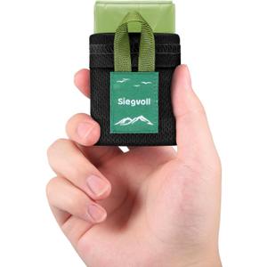 Pocket Picnic Blanket for 1 Persons, 43.3x27.56 (1.27oz) Super Light Compact Beach Blanket, SandProof Waterproof Portable Beach Picnic Mat for Outdoor Hiking Camping Travel Festival(Green) (J Green (Black Pack))