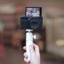 MT-08 White Mini Tripod for Camera,1/4" Mount Universal Portable Camera Tripod Compatible with DJI OSMO Pocket 3/Pocket 4/OSMO 360/Insta360x5/iPhone/Sony/Xtra,Extendable Handheld Video Shooting Stand