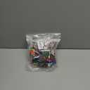 MJFSGYO African Head Wraps for Black Women, 4 Pieces Non-Slip Stretchy Boho Headbands and 4 pairs Lightweight Teardrop African Leather Earrings, Bright Print Yoga Headwrap for Workout