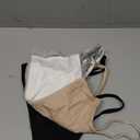 Fruit of The Loom Womens Spaghetti Strap Cotton Pullover Sports Bra Value Pack (34, Sand/White/Black/Heather Grey)